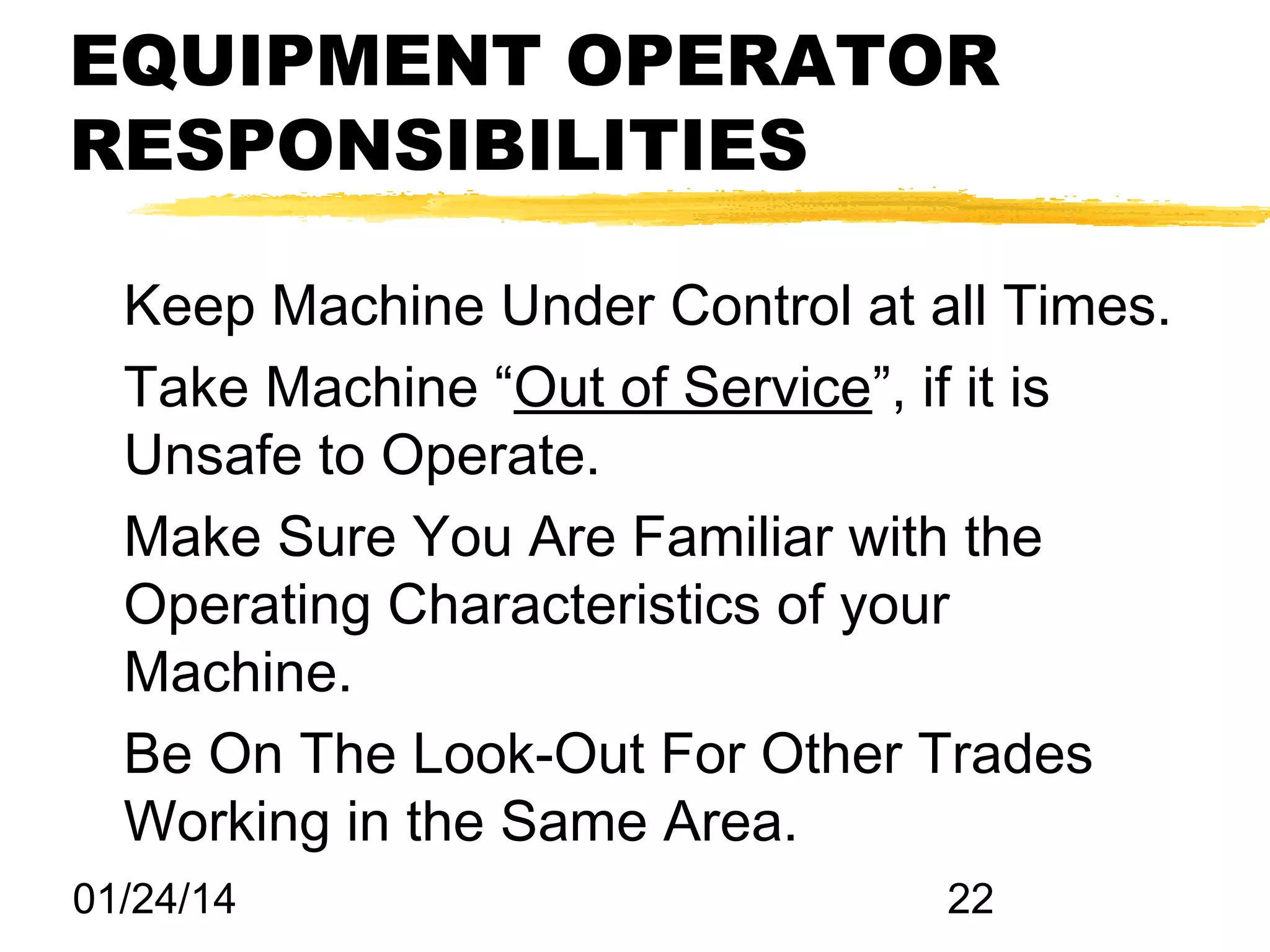 Machine Ownership Heavy equipments in construction | PPT