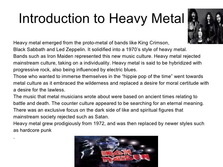 Heavy metal culture