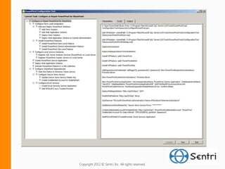 Copyright 2012 © Sentri, Inc. All rights reserved.
 