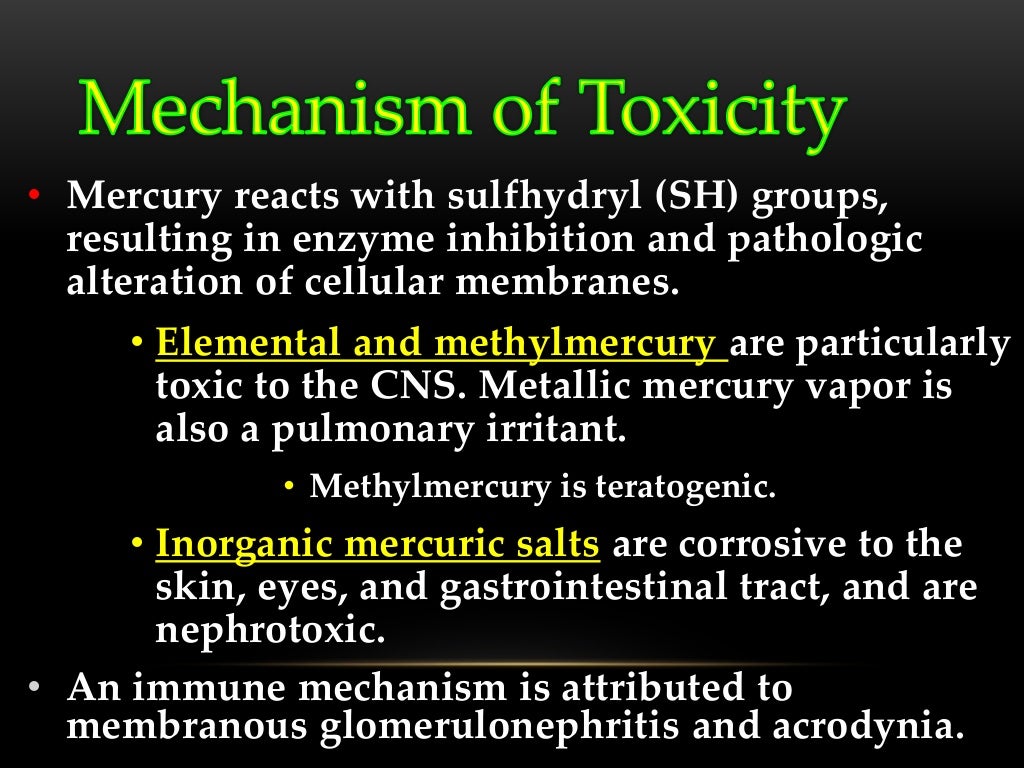 Toxicity of Heavy Metals