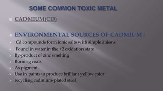 Heavy metals | PPTX