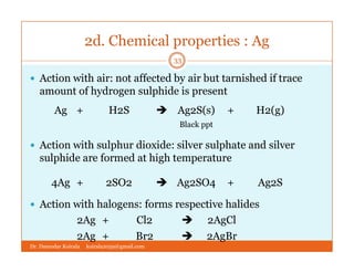 2agcl Color Heavy metals | PDF
