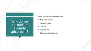 Heavy metal ions removal from wastewater using sodium alginate | PDF