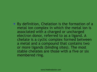 Heavy metals& antagonists | PPT