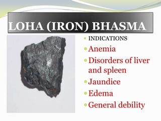 Heavy metals in ayurvedic drug formulations | PPTX