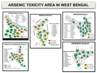 ARSENIC TOXICITY AREA IN WEST BENGAL
 