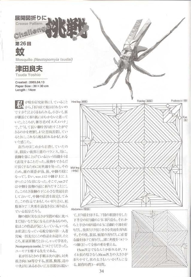 Heavy rain dog origami diagram