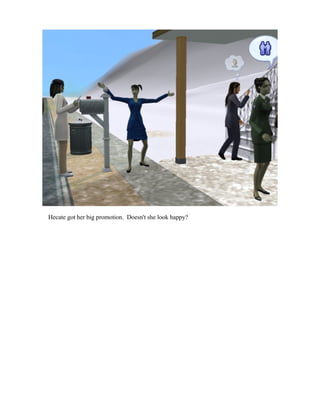 Hecate got her big promotion. Doesn't she look happy?
 