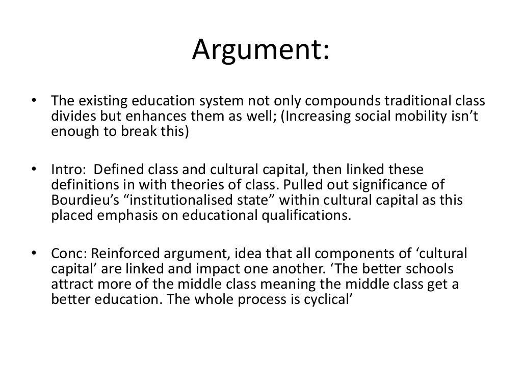 Cultural capital essays image
