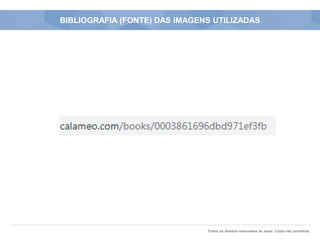 Todos os direitos reservados ao autor. Cópia não permitida.
BIBLIOGRAFIA (FONTE) DAS IMAGENS UTILIZADAS
 