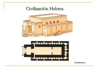 Civilización Hebrea Arquitectura.- 