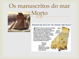 Os manuscritos do mar Morto