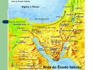 Rota do Êxodo hebreu 