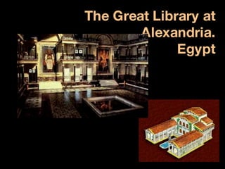 The Great Library at Alexandria. Egypt 