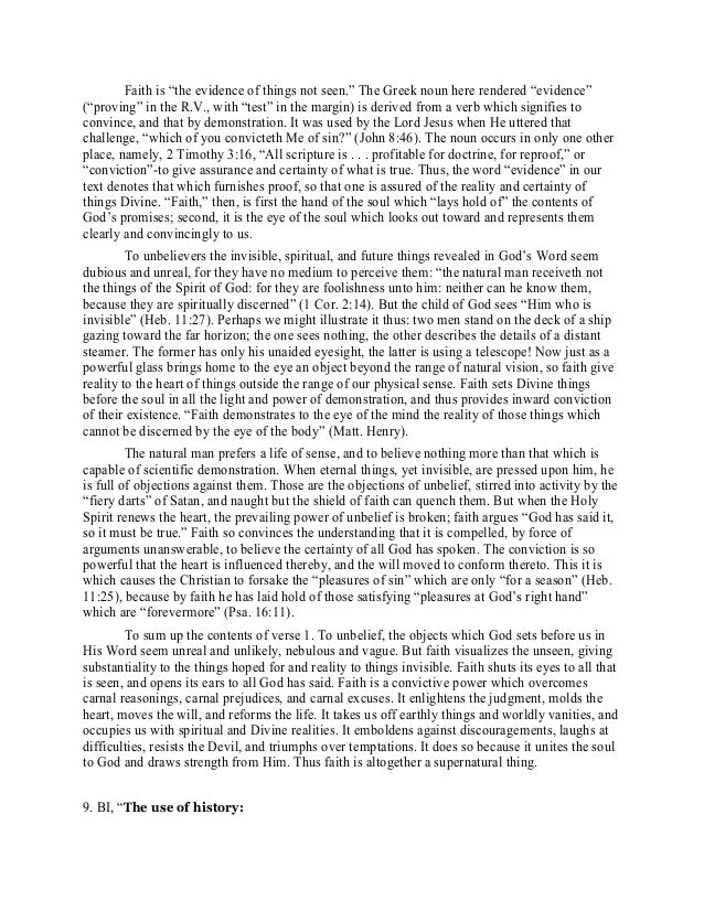 Hebrews 11 commentary