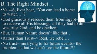 Rest-Trust-Obedience