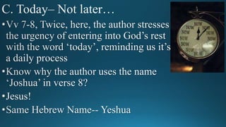 Rest-Trust-Obedience