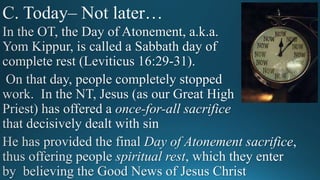 Rest-Trust-Obedience