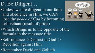 Rest-Trust-Obedience