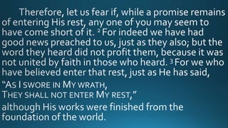 Rest-Trust-Obedience