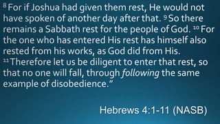 Rest-Trust-Obedience