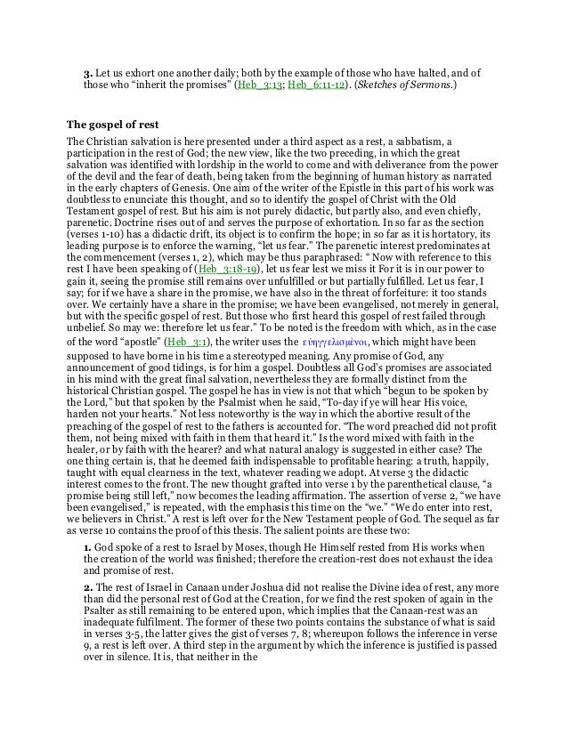 Hebrews 4 Commentary - 