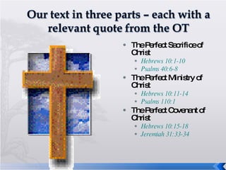 Hebrews 9 And 10 Final | PPT