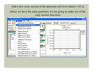 Hec ras tutorial-flume_example | PDF