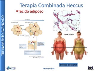 TREINAMENTOAVANÇADO
P&D Ibramed
Terapia Combinada Heccus
Tecido adiposo
Biótipo corporal
 