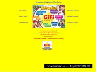 Screenshot le ... 18/02/2009 !!! 