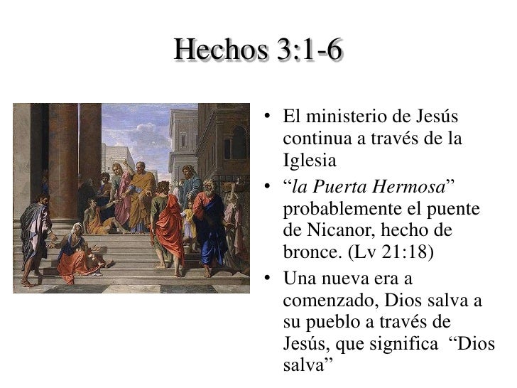Resultado de imagen para Hechos 3:1-6