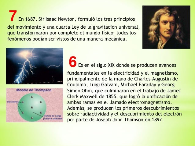 Hechos historicos de la fisica.presentacion