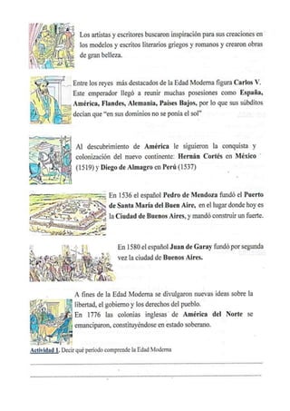 Hechos importantes de la Edad Moderna