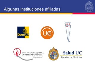 Algunas instituciones afiliadas 