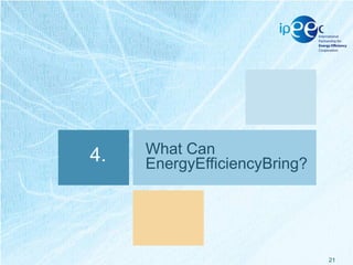 4.

What Can
EnergyEfficiencyBring?

21

 