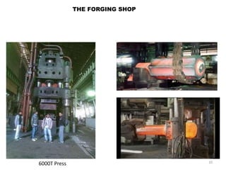 10
THE FORGING SHOP
6000T Press
 