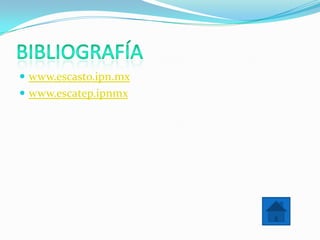  www.escasto.ipn.mx
 www.escatep.ipnmx
 