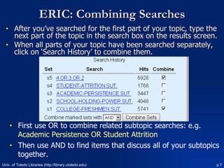 HED ERIC Database | PPT