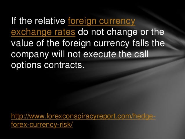 Hedging forex risk