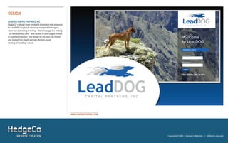 HedgeCo Websites Brochure 2009