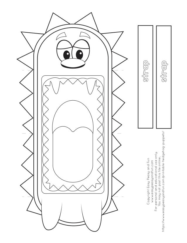 Free Printable Paper Puppet Template Printable Templates