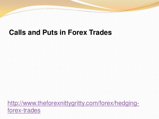 Cara hedging di forex