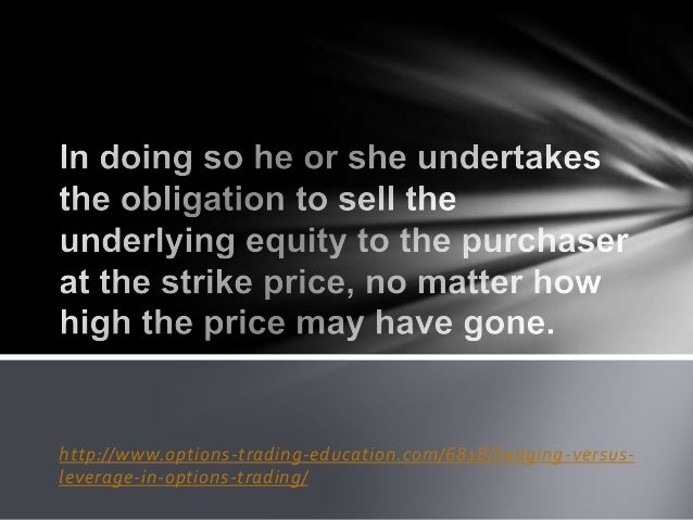 Option trading leverage