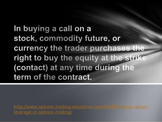 Option trading leverage