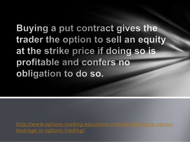 Option trading leverage