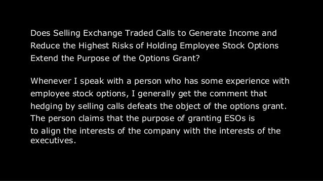 Extending stock options to employees