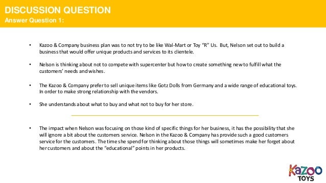 Kazoo business plan answer image