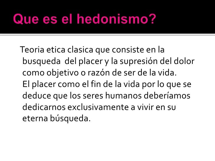 Hedonismo