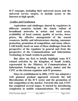 Communications Development in Saudi Arabia