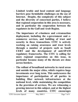 Communications Development in Saudi Arabia